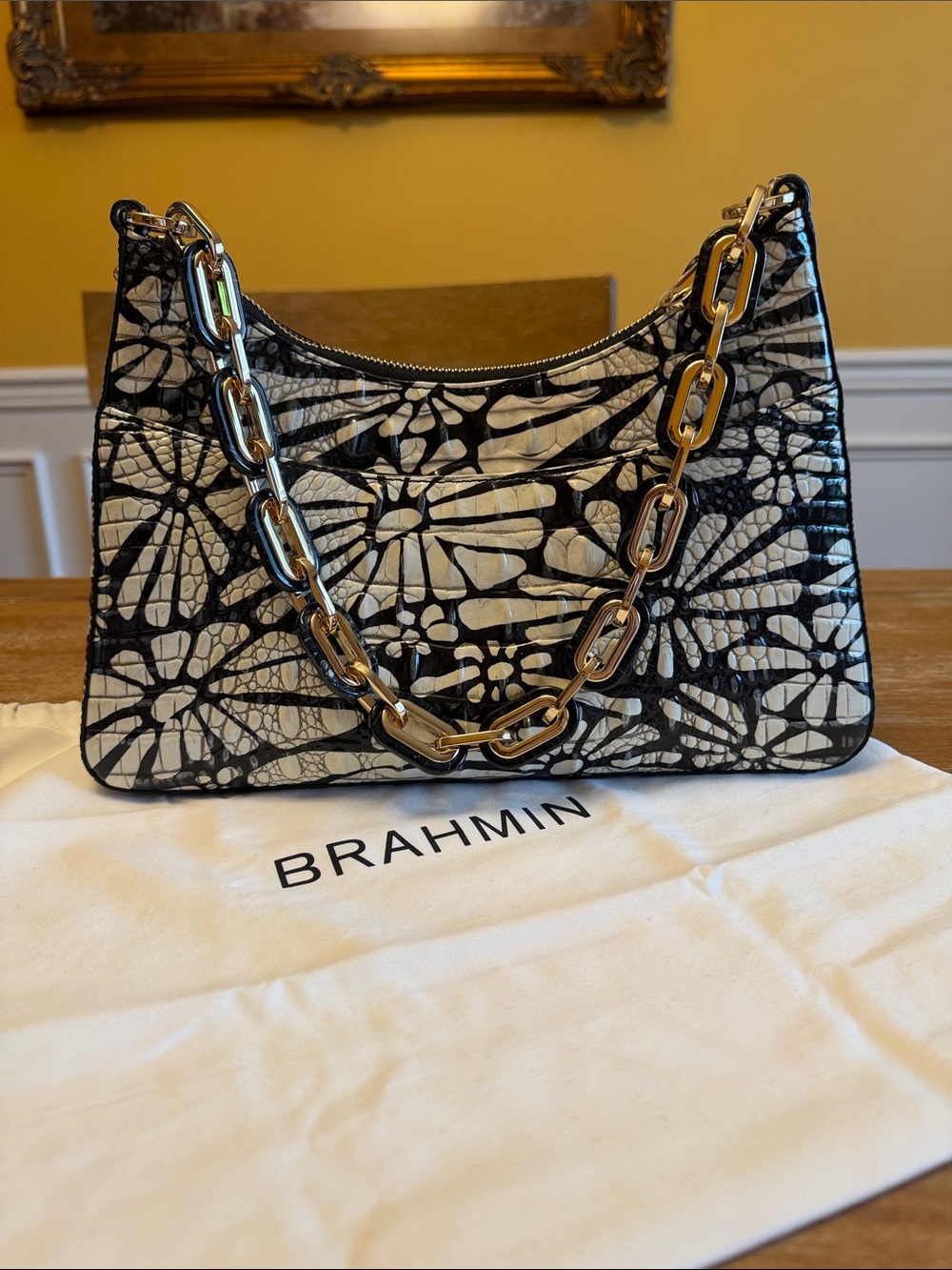 Brahmin Black Mod Esme Daisy Batik Melbourne